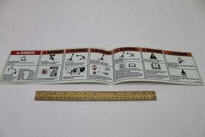 Genie Part # 09.4618.1622GT – Decal Kit, Warnings