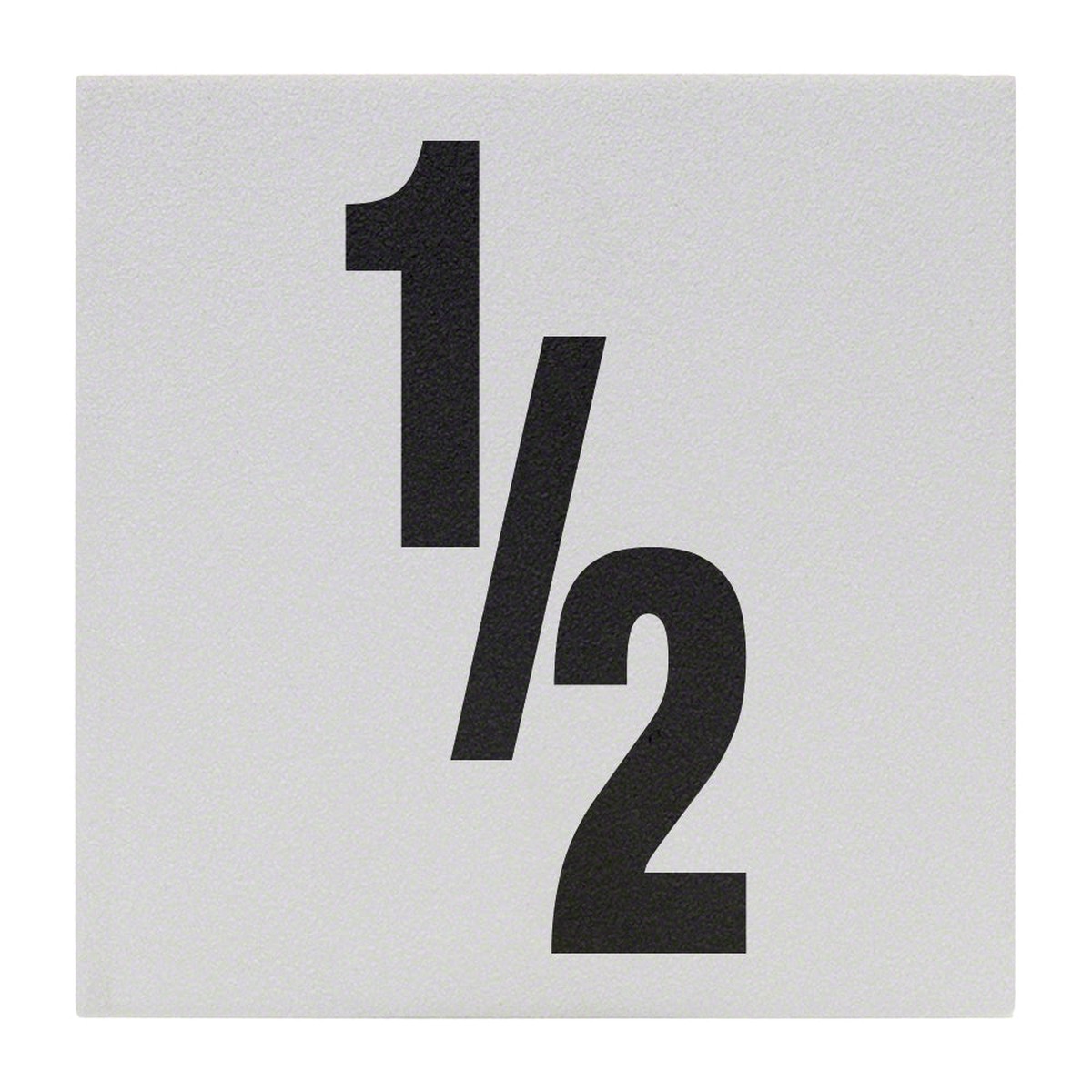 1/2 Ceramic Skid Resistant Tile Depth Marker 6 Inch x 6 Inch with 5 Inch Lettering
