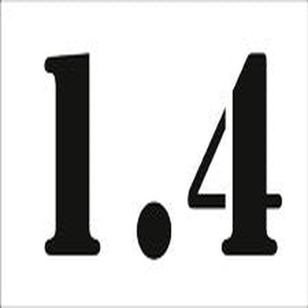 #1.4 Reusable Depth Marker Stencil - 10 Inch x 6 Inch with 4 Inch Lettering