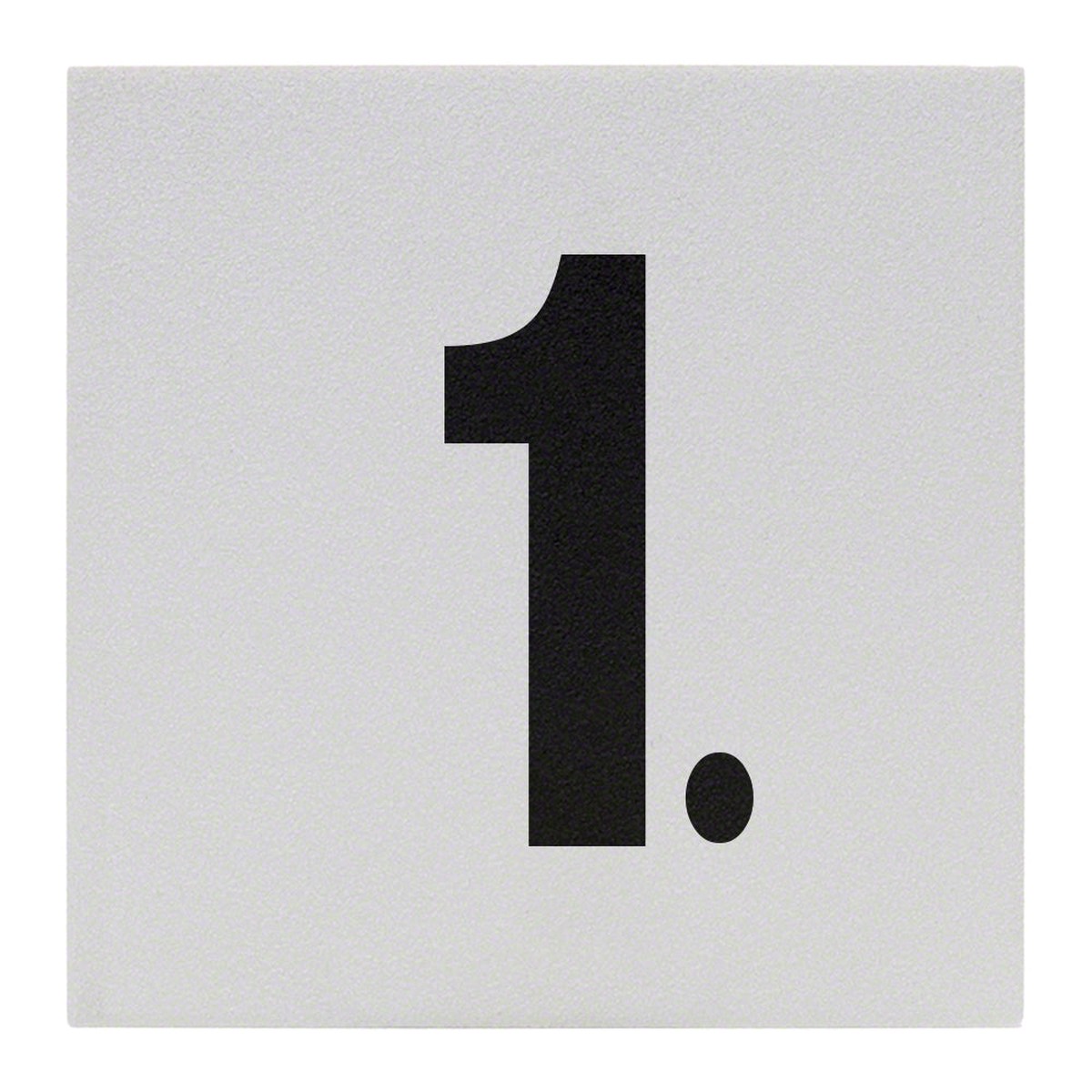 1. Ceramic Skid Resistant Tile Depth Marker 6 Inch x 6 Inch with 4 Inch Lettering