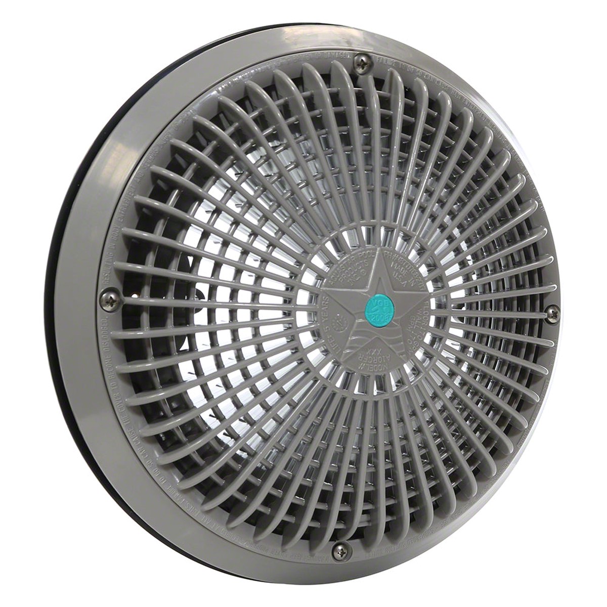 10 Inch Round Star Sumpless Anti-Entrapment Suction Outlet Cover With Adapter and Mud Frame