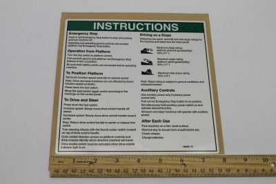 Genie Part # 1000001GT – Decal