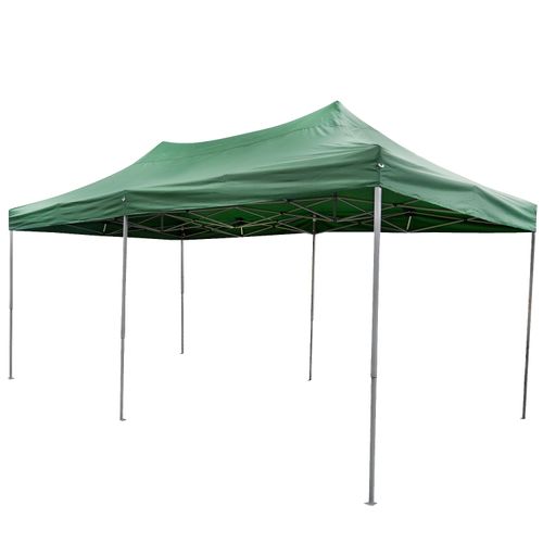 Carolina Covers Green Pop-Up Tent, 10 ft. x 20 ft.