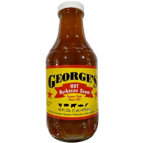 George's BBQ Sauce Hot 16 fl. oz.