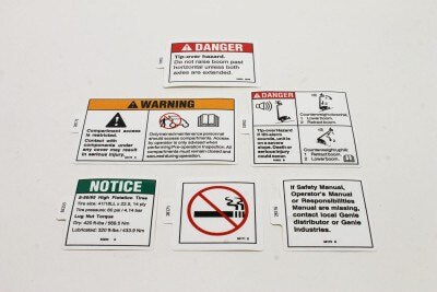 Genie Part # 102435GT – Decal Kit W/Words