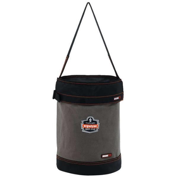 Ergodyne Arsenal 5930 Web Handle Canvas Hoist Bucket, Gray, Large