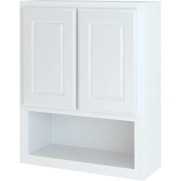 Seasons Over The John Bath Vanity Cabinet With 2-Way Adjustable Hinge, 21w X 26h X 6d White