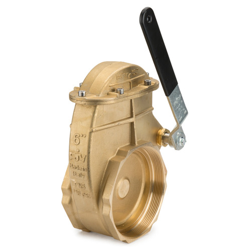 RIV Turchese 6 in. NPT Brass Lever Valve 116 PSI