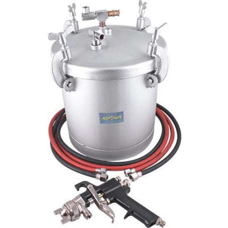 10L PAINT POT WIHT 2M HOSE AND GUN NO CUP
