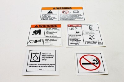 Genie Part # 110314GT – Decal Kit