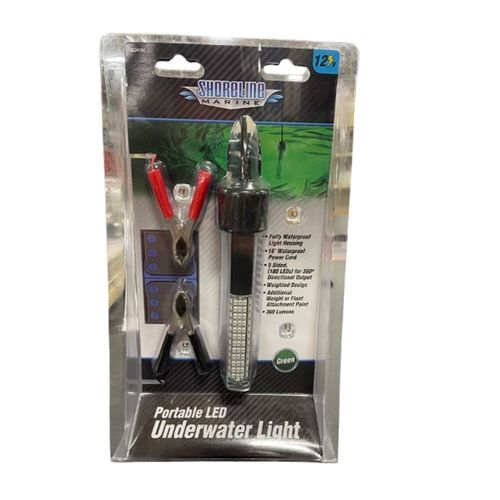 Shoreline Marine 12 Volt Fully Waterproof 360 Lumens, Green