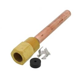 Honeywell 112620AA Copper Well Assembly W/3/8" x 3-3/4" Insertion 1/2" Sweat