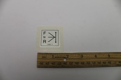 Genie Part # 114090GT – Decal, Transmission Control