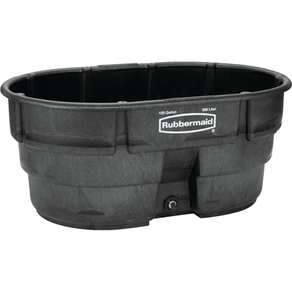 Rubbermaid Commercial Commercial 150 Gallon Stock Tank (Black)