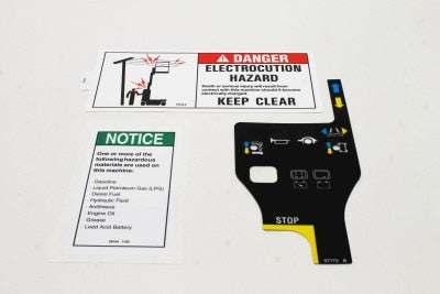 Genie Part # 115112GT – Decal Kit-Safety/Instru