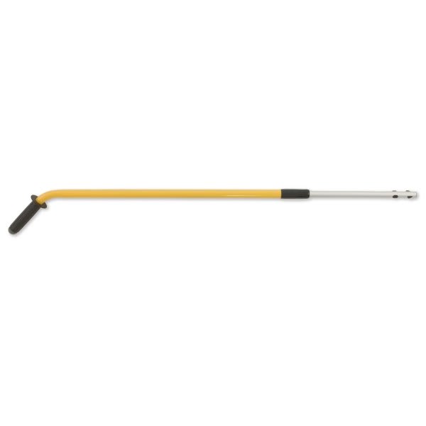 Rubbermaid Commercial HYGEN 48in - 72 In Aluminum Quick-Connect Ergo Handle (Yellow)