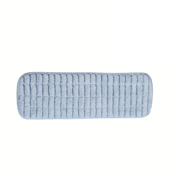 Renown 18 In. Microfiber Ribbed Wet Mop Pad, Blue, Package Of 3
