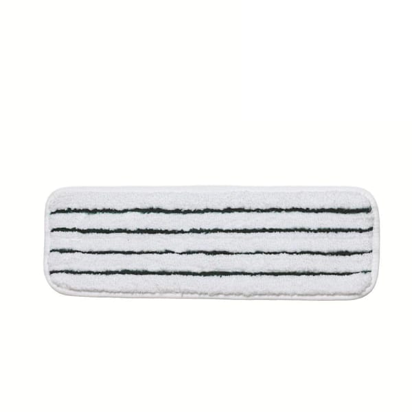 Renown 18 In. Microfiber Wet Mop Pad, White, Package Of 3