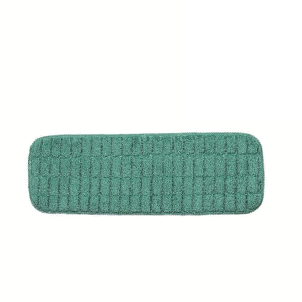 Renown 18 In. Microfiber Ribbed Wet Mop Pad, Green, Package Of 3