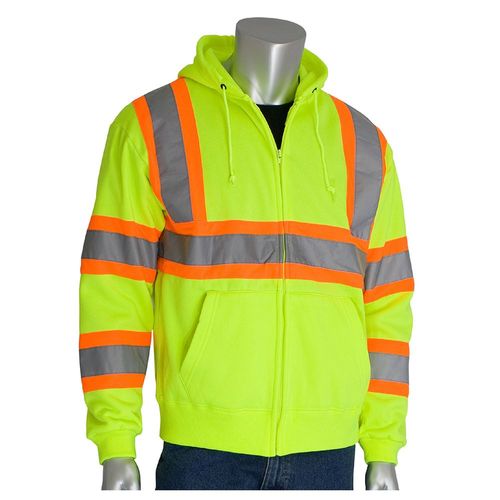 Ansi Type R Class 3 Hi-Vis Two-Tone Hoodie Size 2XL