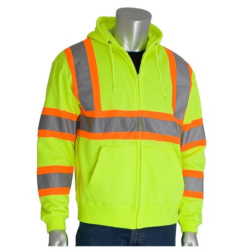 Ansi Type R Class 3 Hi-Vis Two-Tone Hoodie Size 4XL