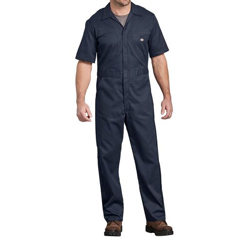 Dickies FLEX Short Sleeve Coveralls Navy Medium
