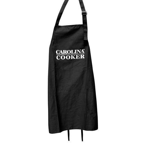 Carolina Cooker® Black Cotton Twill Apron W/O Pocket