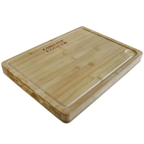 Carolina Cooker 2-In-1 Bamboo Cutting & Charcuterie Board