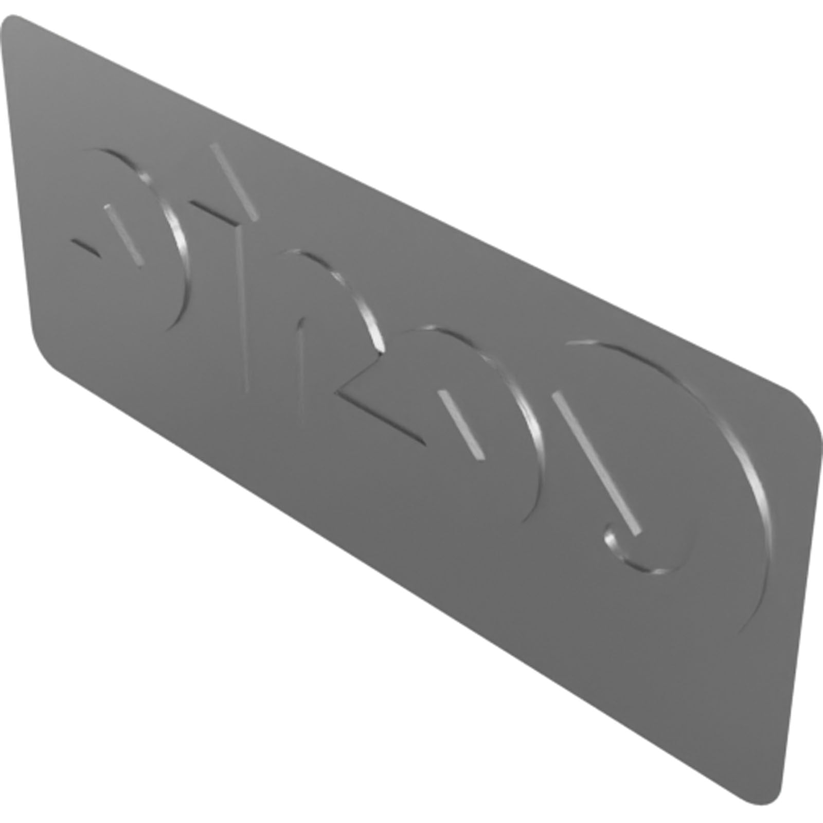 Genie Part # 1254595GT – Decal, Cosmetic, Genie Domed, Blk/Silver 2.5