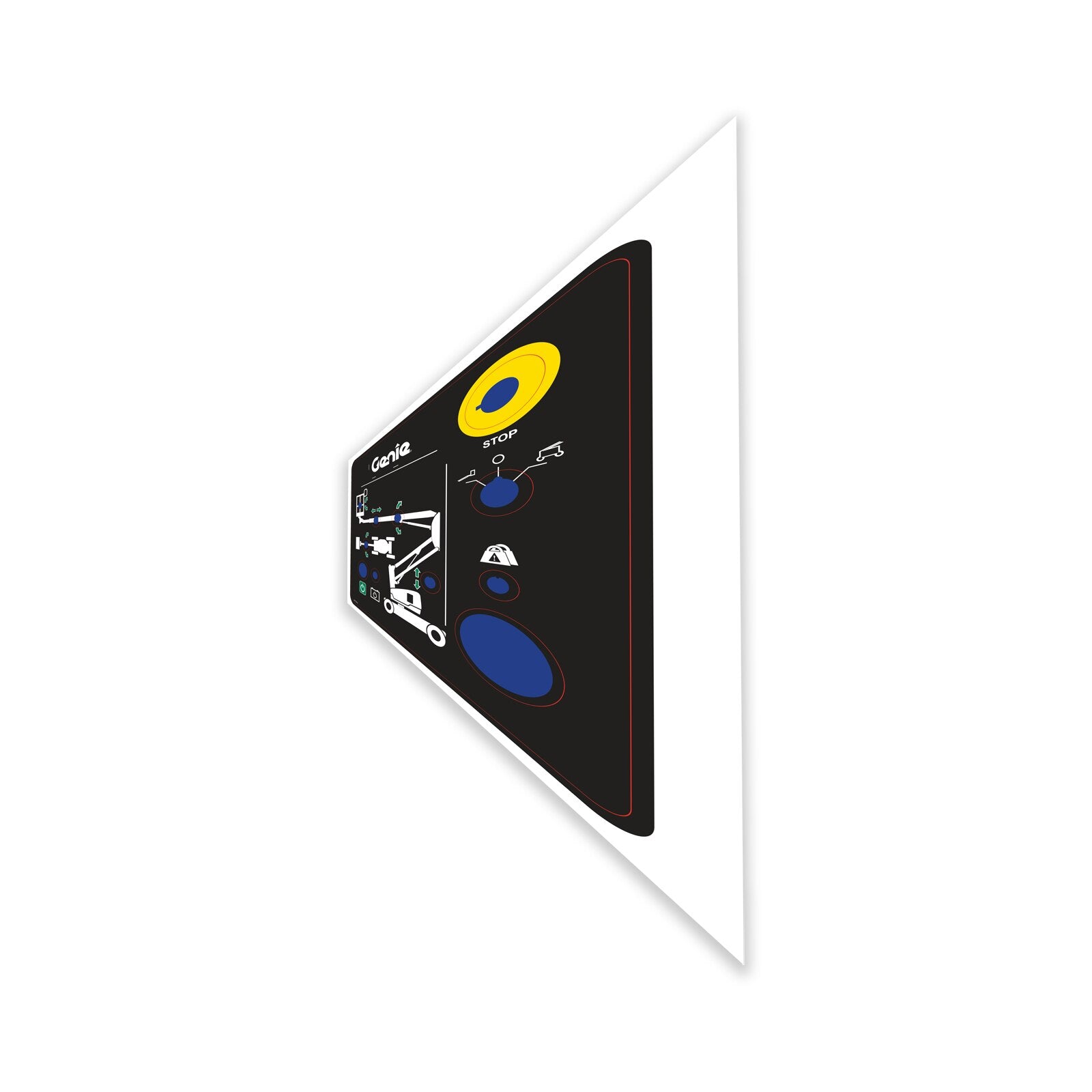 Genie Part # 1257156GT – Decal, Ground Control Panel