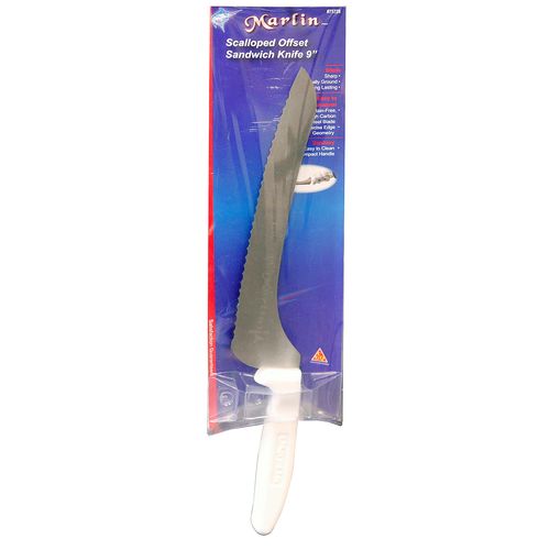 Marlin Pro 9" Scalloped Offset Knife