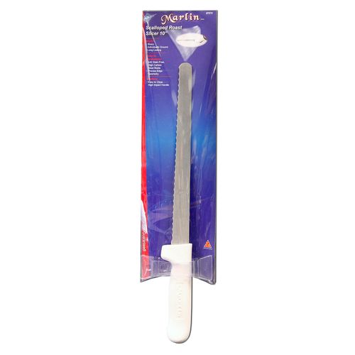 Marlin Pro 10" Scalloped Roast Slicer
