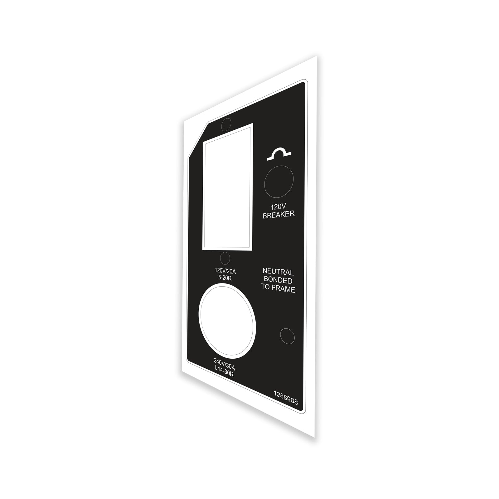 Genie Part # 1258968GT – Decal, Rl Control Receptacle