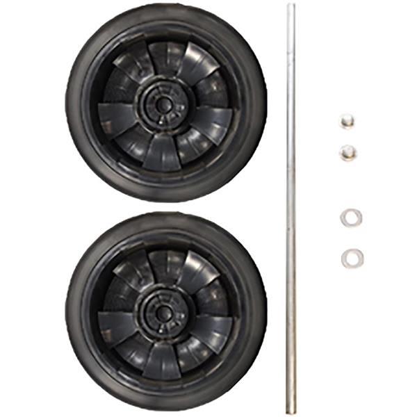 Specialmade Goods And Services 8 In. Wheel Kit With Axle And Hardware, Package Of 2