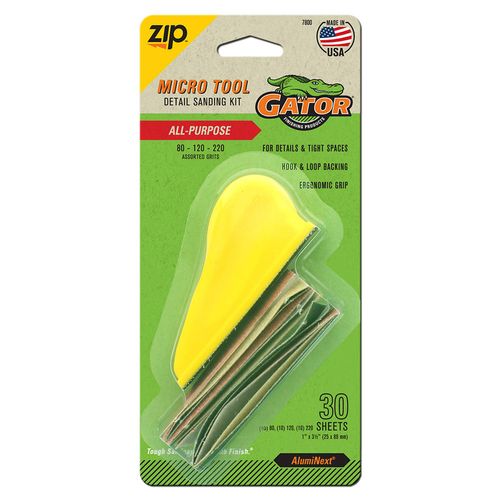 Gator?� Micro Tool Detail Sanding Kit (30 Assorted Sheets)
