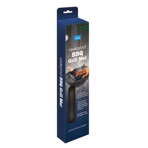 Grand Fusion Fiberglass LeakProof BBQ Grill Mat 11.8 in. x 15.75 in.