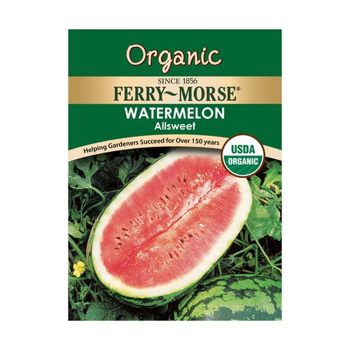 Ferry~Morse Organic Watermelon Allsweet Vegetable Seeds