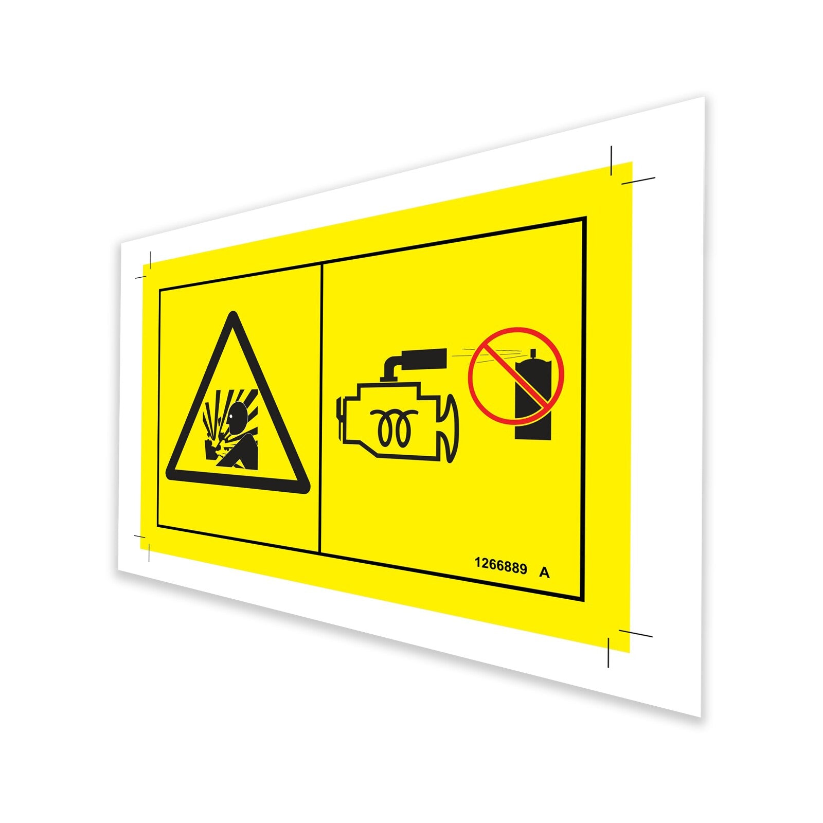 Genie Part # 1266889GT – Decal, Warning, Energized Equipment