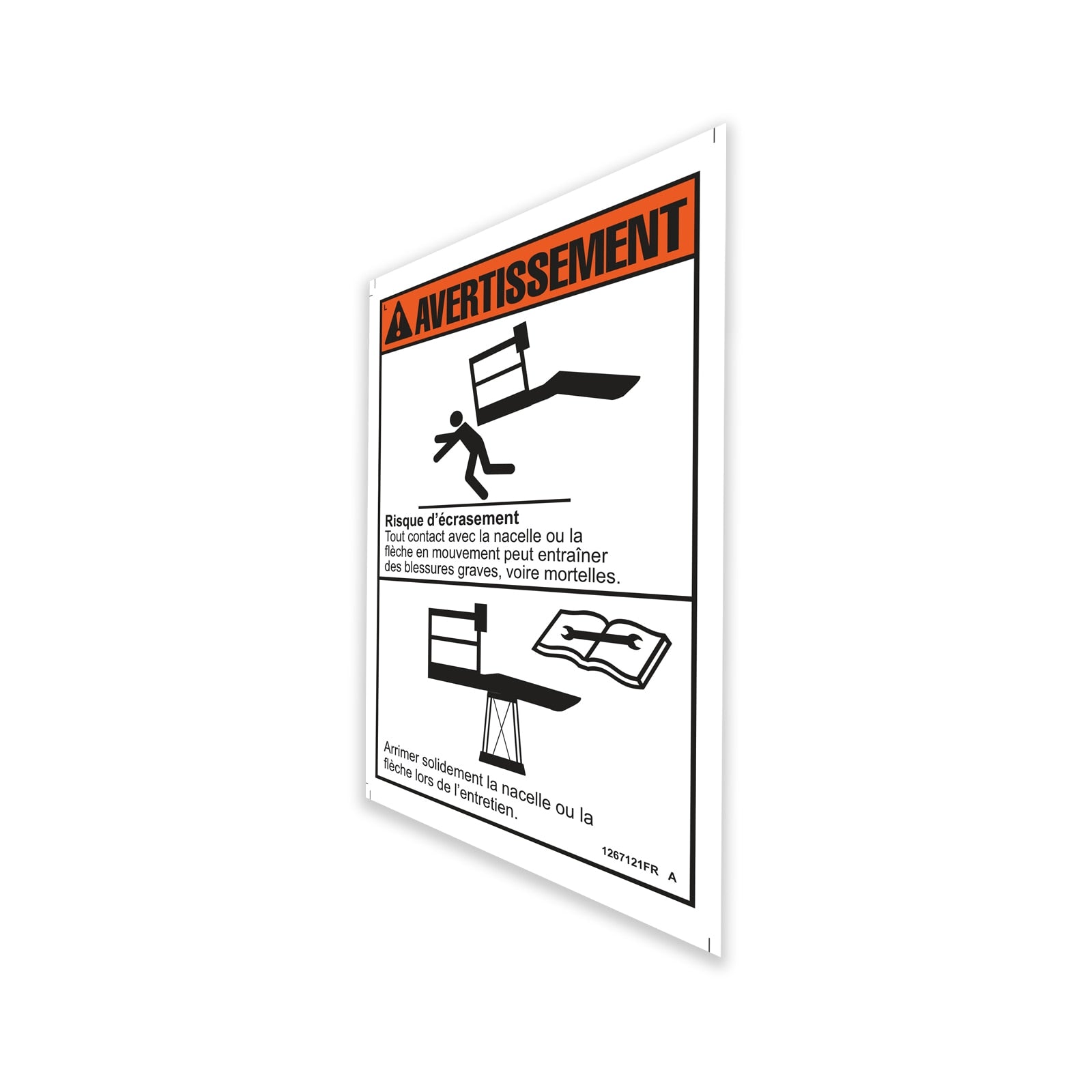 Genie Part # 1267121FRGT – Boom Support Decal