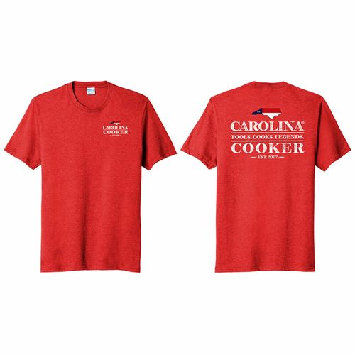 Carolina Cooker Logo T-Shirt Red Medium