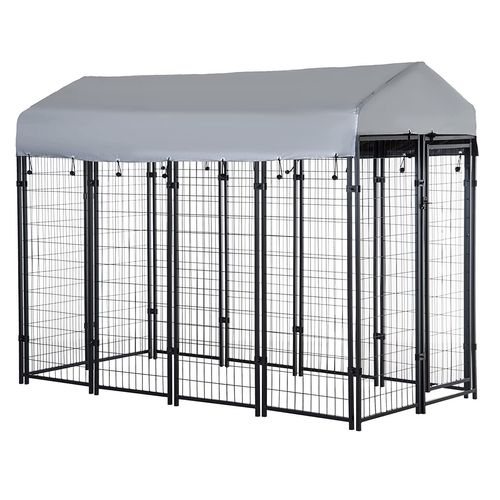 6' X 4' X 8' Dog Kennel with Cover
