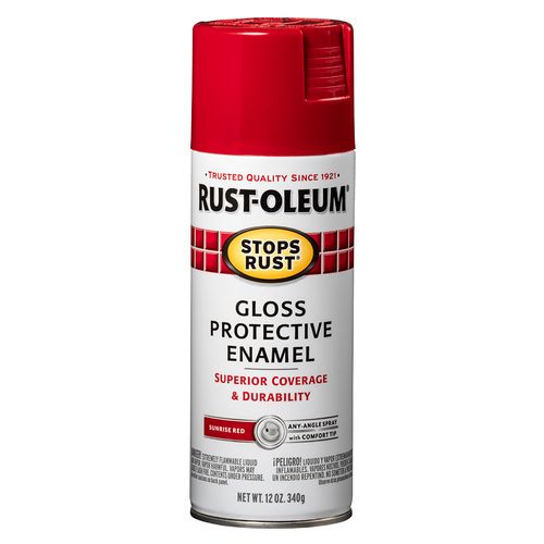 Rust-Oleum Gloss Enamel Spray Paint Sunrise Red (12 Oz.)