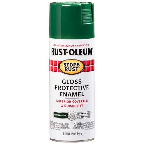 Rust-Oleum Gloss Enamel Spray Paint Gloss Hunter Green (12 Oz.)
