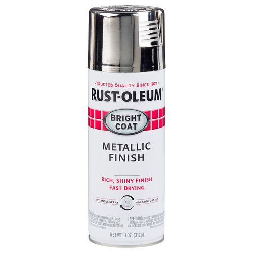 Rust-Oleum Bright Coat Spray Paint Chrome (12 Oz.)