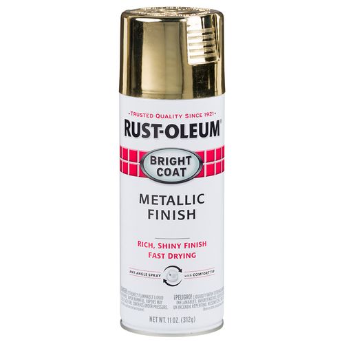 Rust-Oleum Bright Coat Spray Paint Gold (12 Oz.)