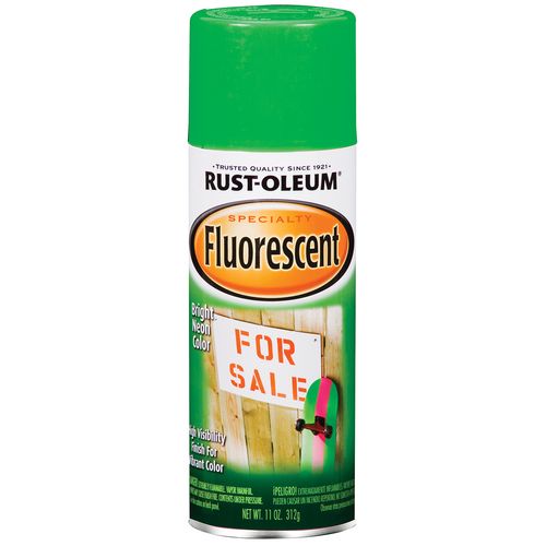 Rust-Oleum Specialty Fluorescent Green Spray Paint (12 Oz.)