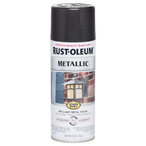 Rust-Oleum Metallic Spray Paint Black Night (12 Oz.)