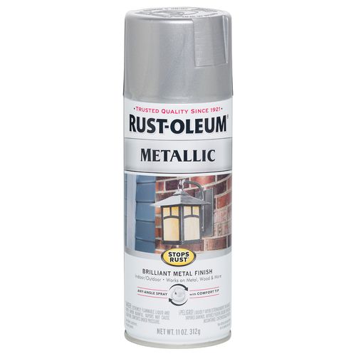 Rust-Oleum Metallic Spray Paint Silver Metallic (12 Oz.)