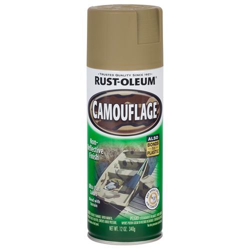 Rust-Oleum Camouflage Spray Paint Khaki (12 Oz.)