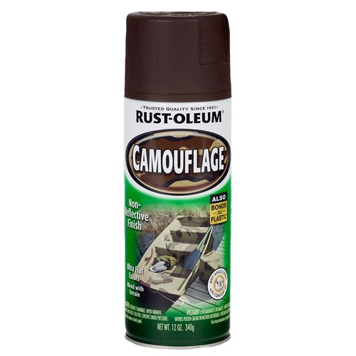 Rust-Oleum Camouflage Spray Paint Earth Brown (12 Oz.)